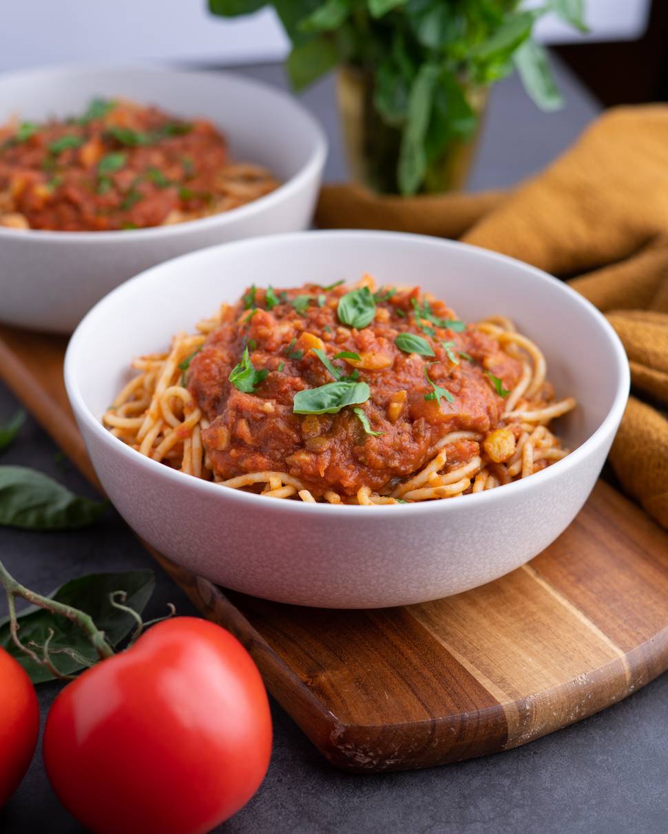Plant-based Chestnut Bolognese | Chestnut Brae