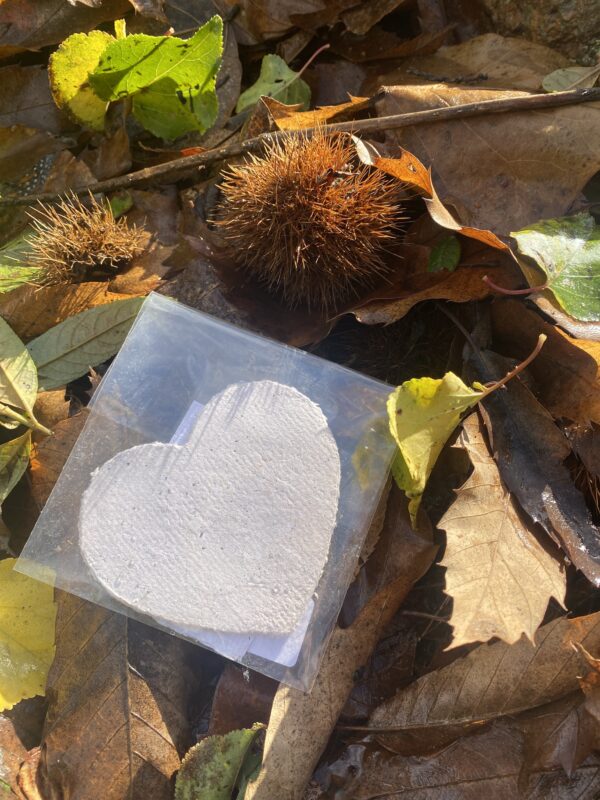 Handmade Chestnut Paper SML Heart– 100% Recycled & Sustainably Crafted