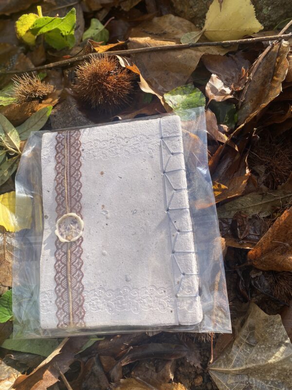 Handmade Chestnut Paper A5 Book– 100% Recycled & Sustainably Crafted